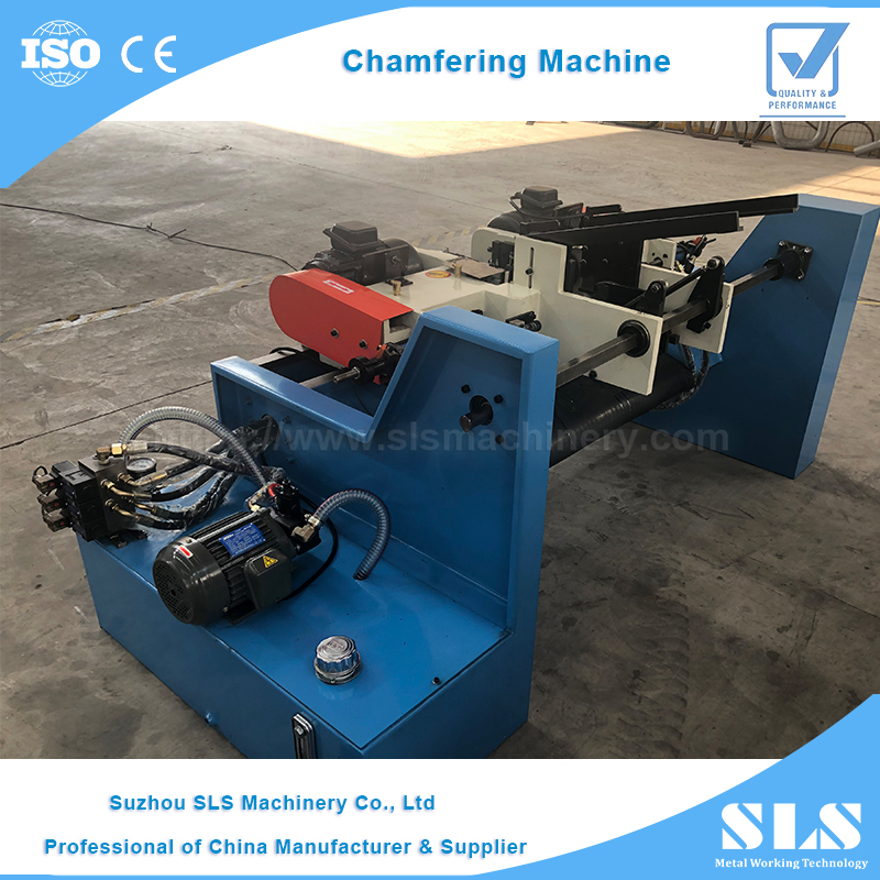 DEF-50y Type Electric Pipe Double Heads Deburring Equipment Tube Facting and Catchering Machine