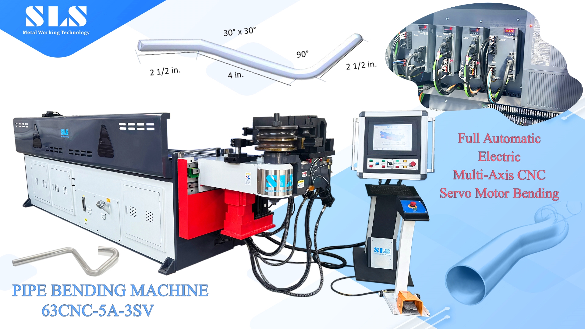 Multi-Stacks All Electric Tube Bender 5 Axis Multi-Layer Tipe Machine для формирования изгибов