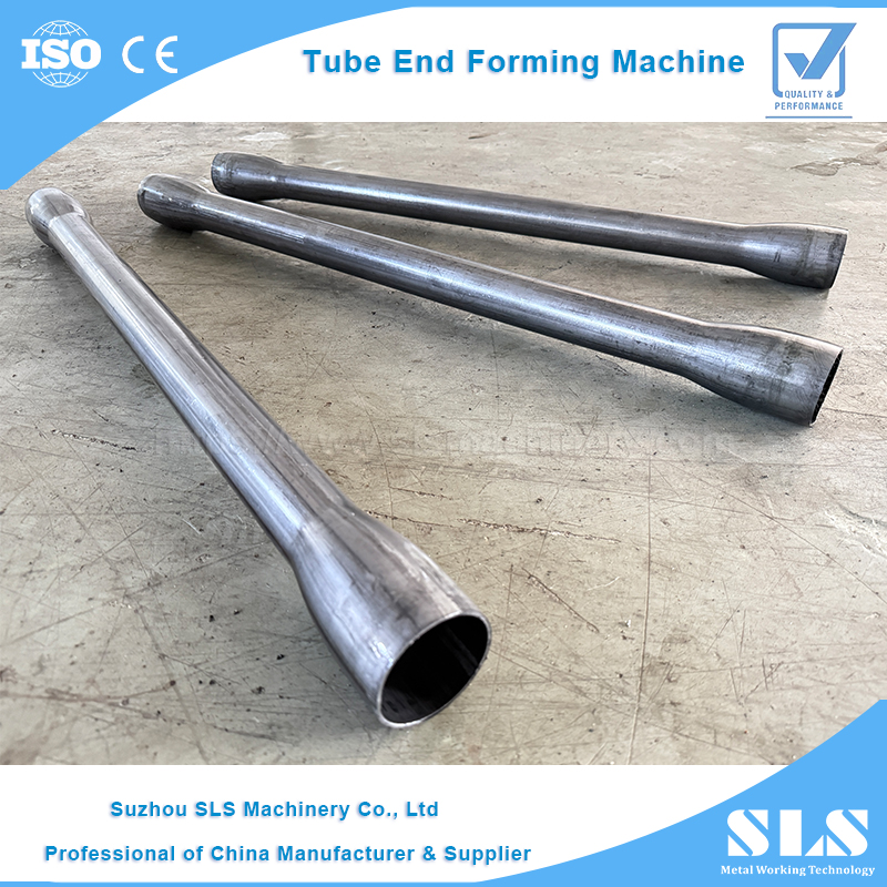Полностью автоматическая машина для производства концов труб с двумя головками с ЧПУ, 3 станции для автомобильных трубных фитингов | СЛС Машины